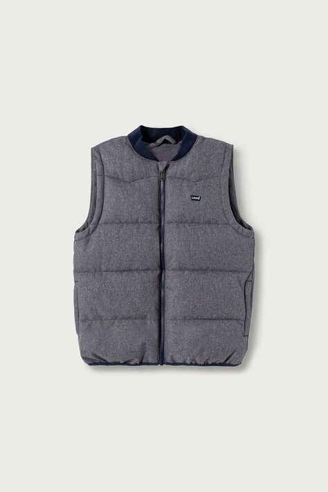 Levi's bezrękawnik dziecięcy BATWING EMB PUFFER VEST niebieski 9ER931