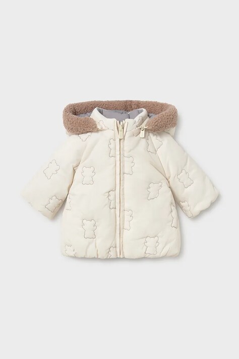 Mayoral Newborn jachetă reversibilă pentru bebeluși albă 2413