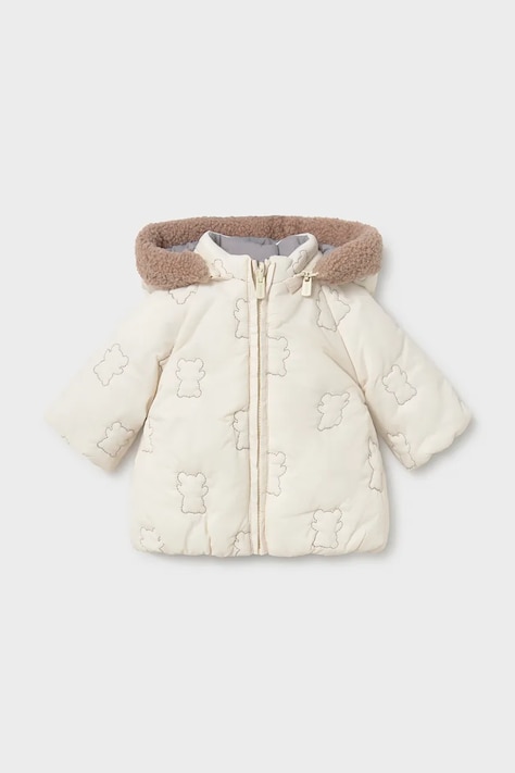 Mayoral Newborn двусторонняя куртка для младенцев белая 2413