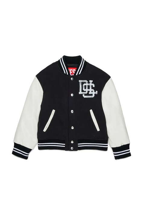 Diesel jakna varsity za djecu JBAND JACKET crna J02997