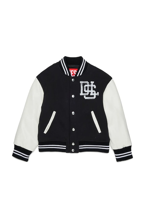 Diesel jakna varsity za djecu JBAND JACKET crna J02997