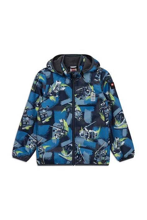 Lego kurtka softshell dziecięca LWSIAN 600 niebieska 60.1101.1533