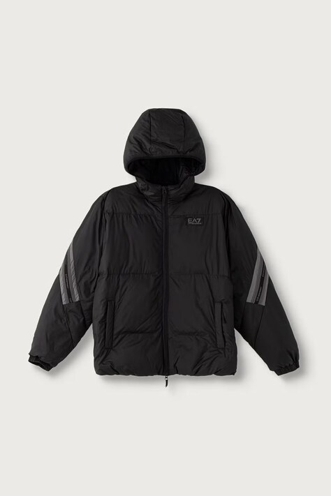 EA7 Emporio Armani Kurtka dziecięca czarna 7B000376 AF26223