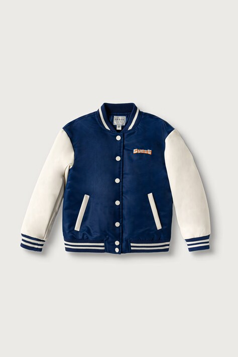 Guess Bomberka dziecięca niebieska N6YL05 W2667
