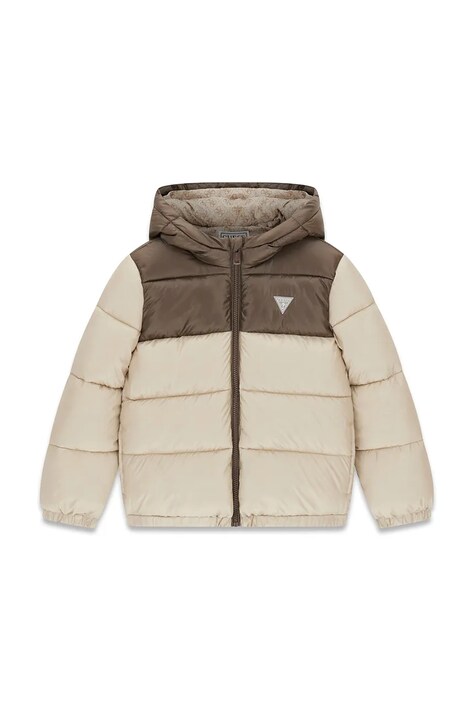 Guess kurtka pikowana dziecięca beżowa N6YL01 W2656