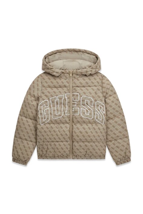 Guess kurtka pikowana dziecięca beżowa L6YL09 W2670