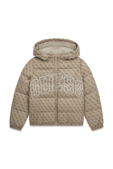 Guess kurtka pikowana dziecięca beżowa L6YL09 W2670