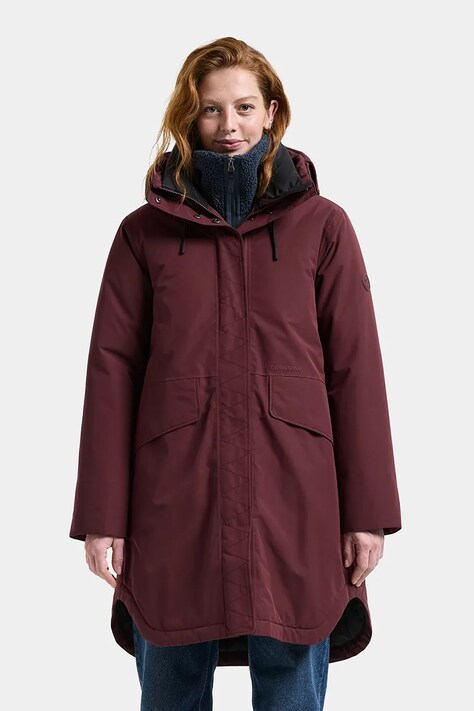 Didriksons Parka dziecięca LILIAN czerwona 506347