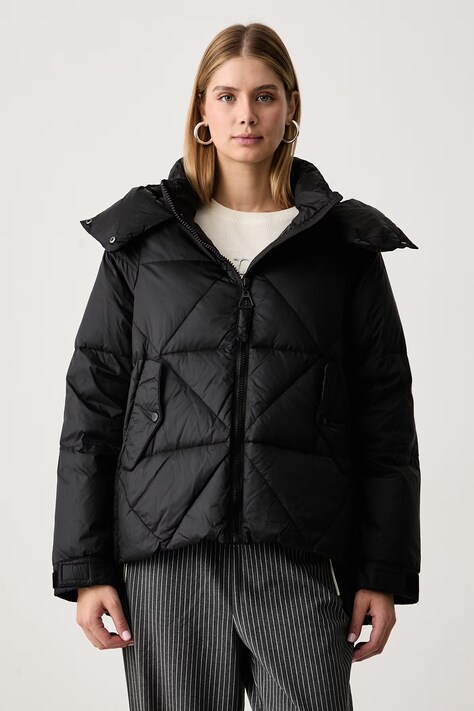 Haveone Kurtka puchowa damska czarna KCT.R014