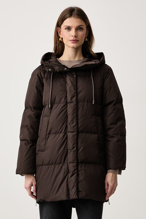 Weekend Max Mara Kurtka puchowa damska WKDNEWBEMBO brązowa 2625496082
