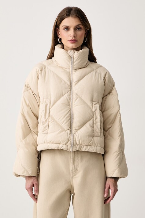Weekend Max Mara Kurtka puchowa damska WKDEDITO beżowa 2625486022