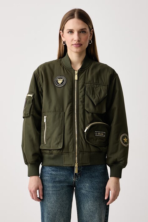 Lola Casademunt Bomberka damska zielona LF2602005