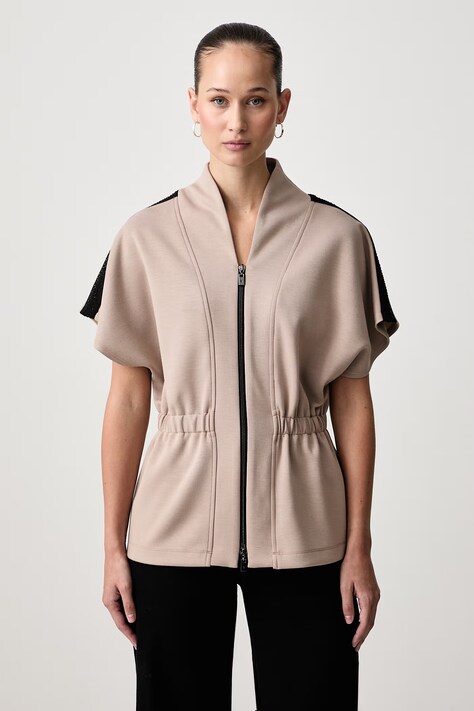 Joseph Ribkoff Bluza damska z wiskozą beżowa 264624