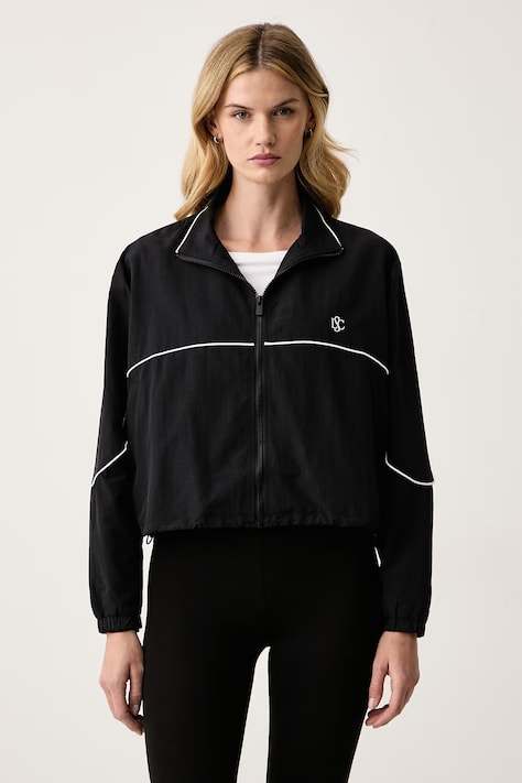 Le Privé Krótka kurtka damska VARSITY JACKET czarna LP00700