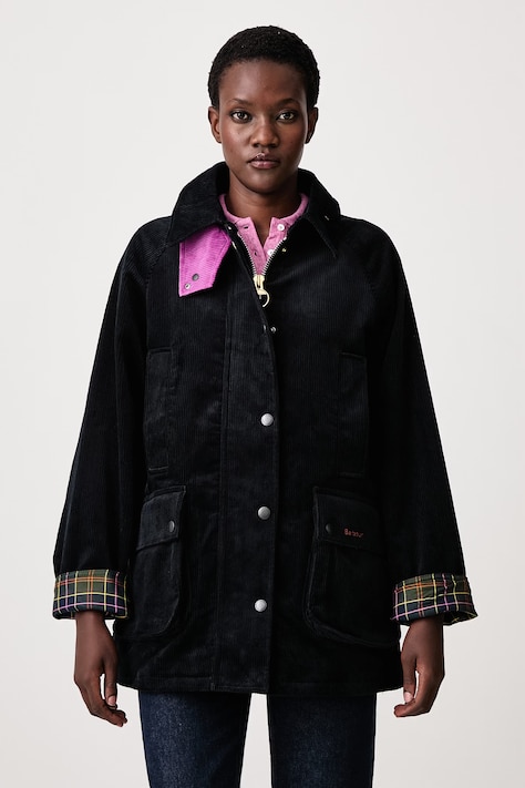 Barbour X PAUL SMITH jacket Women's corduroy navy LCA0433NY91