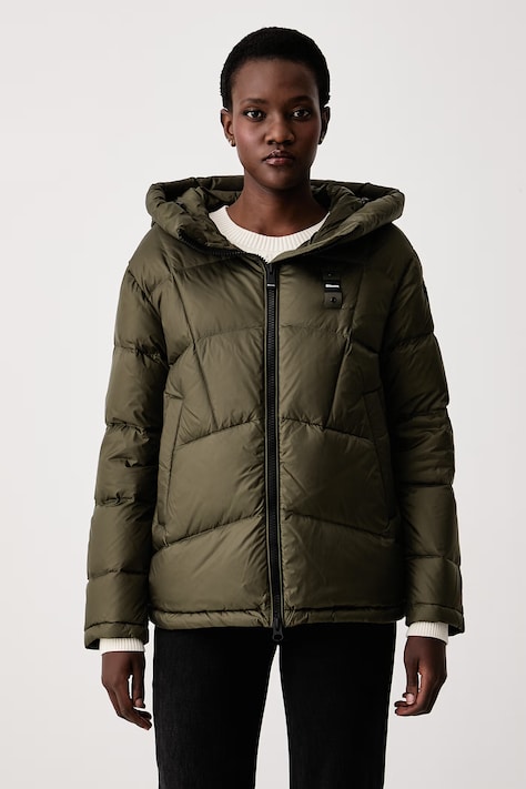 Blauer Kurtka puchowa damska zielona BLDC03359