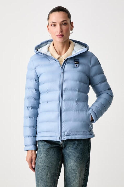 Blauer Kurtka pikowana damska niebieska BLDC02221