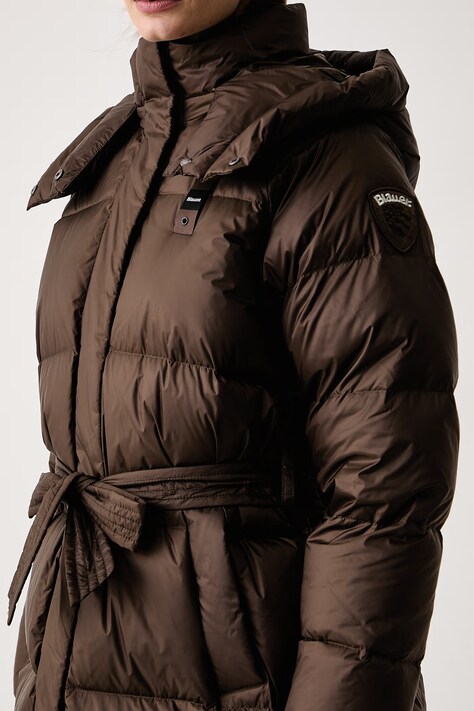 Blauer Kurtka puchowa damska brązowa BLDB03438