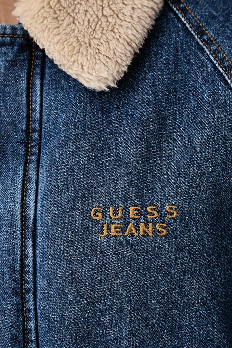 Guess Jeans куртка жіноча джинсова — AW26-KUDYHW, темно-синій — фото 5