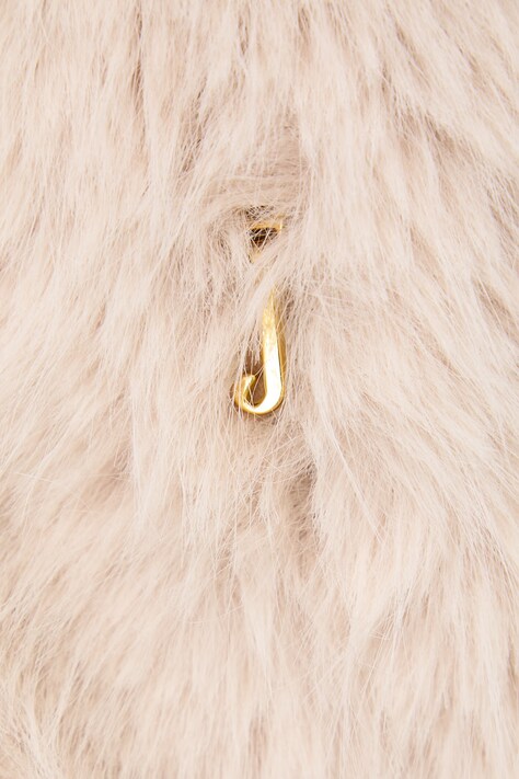 Juicy Couture демісезонна куртка жіноча HADI FUR HOODED — фото 5