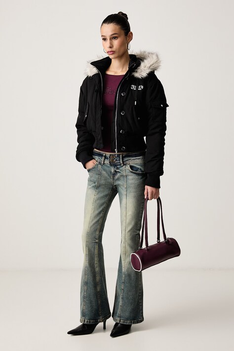 Juicy Couture куртка жіноча CAMILLE REBELLE NYLON — фото 2