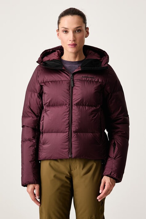 Peak Performance Lyžařská bunda dámská Glissade burgundská G804700