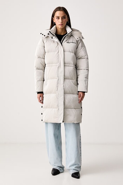 Karl Lagerfeld Jeans Bunda dámská šedá B4W15024