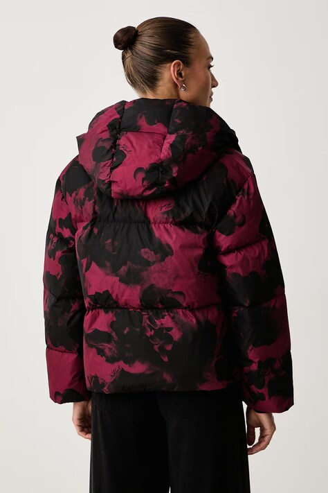 Karl Lagerfeld Kurtka puchowa damska bordowa B3W15002