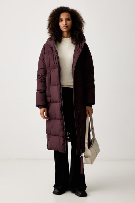 Marc O'Polo пухова куртка жіноча — AW26-KUDYNR, бордо — фото 2