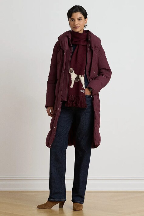 Lauren Ralph Lauren Kurtka puchowa damska bordowa 297P23473