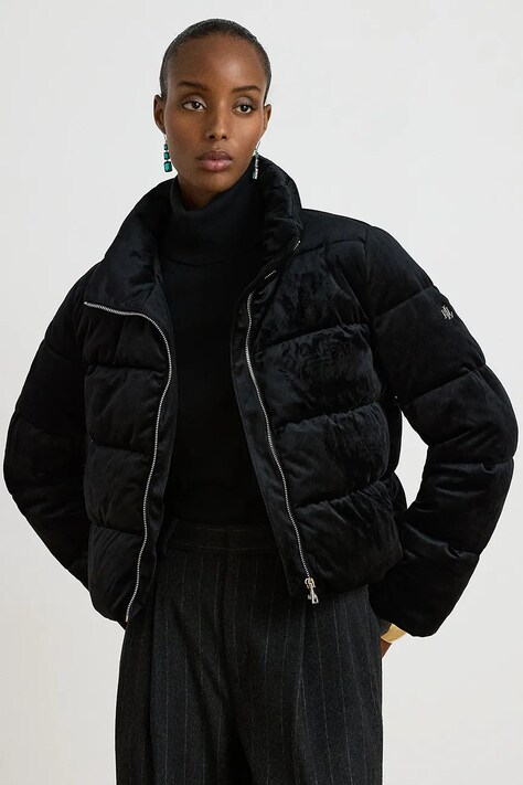 Lauren Ralph Lauren Kurtka pikowana damska czarna 297P23453