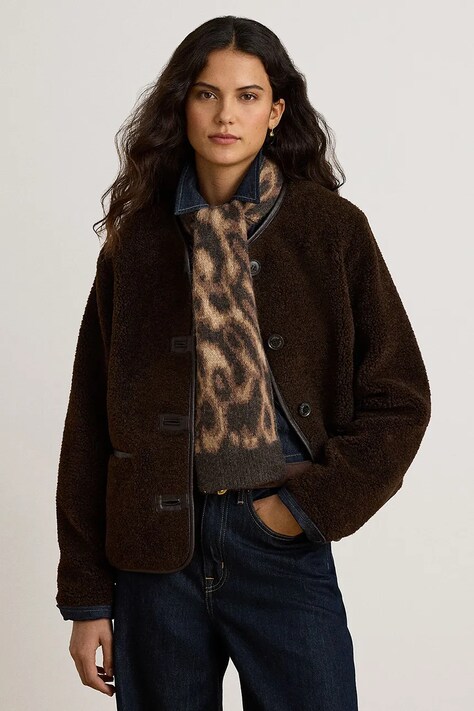 Lauren Ralph Lauren Kurtka damska brązowa 297P23442