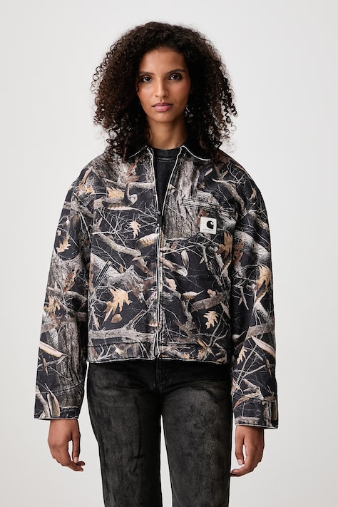 Carhartt WIP OG Detroit Jacket krótka kurtka damska bawełniana multicolor I035672