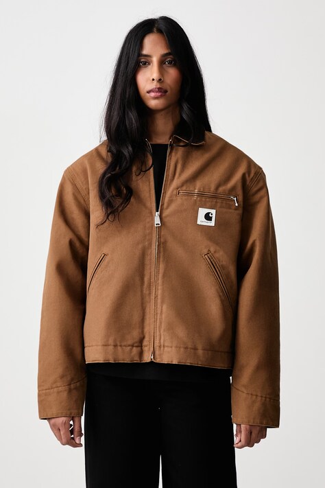 Carhartt WIP OG Detroit Jacket kurtka przejściowa damska brązowa I032236