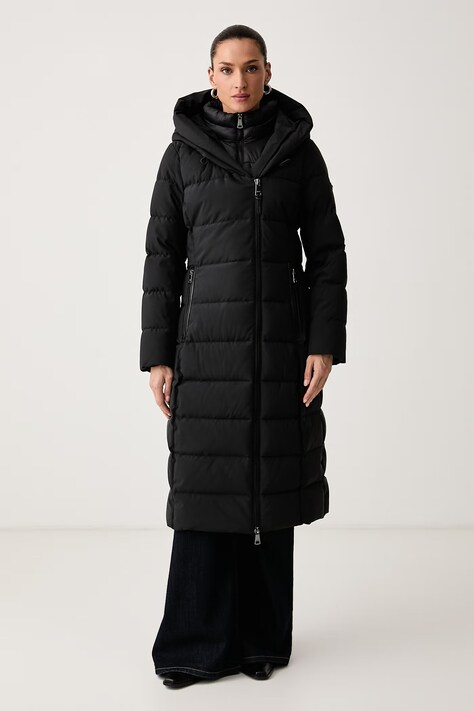 DKNY Kurtka pikowana damska czarna DLEMPV01