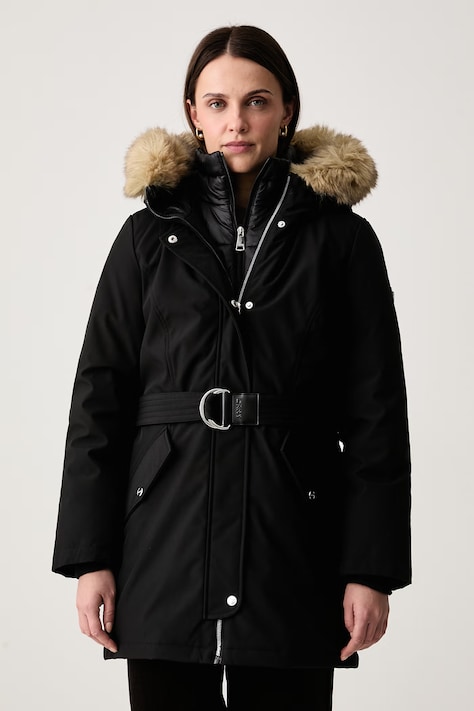 DKNY Parka damska czarna DLEMPB29