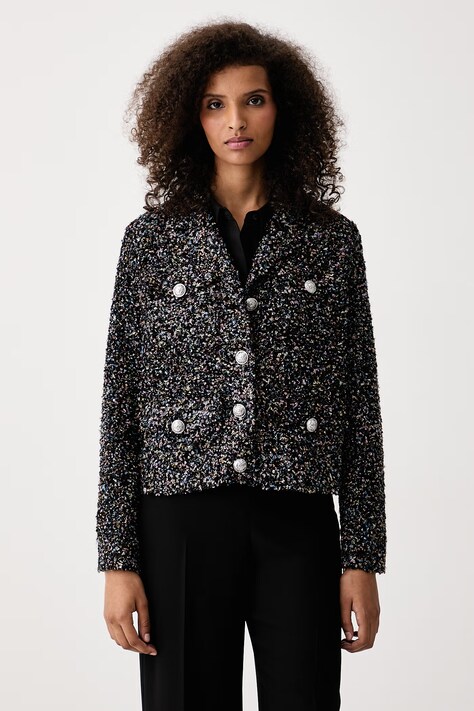 DKNY Kurtka przejściowa damska czarna DJ5J6215