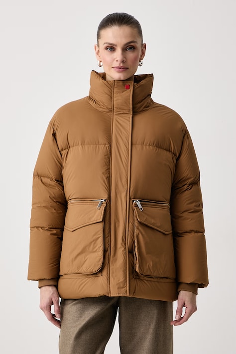Max&Co. Kurtka puchowa damska DOVERE brązowa 2626486044200