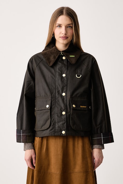 Barbour Bunda dámská bavlněná zelená LWX1595