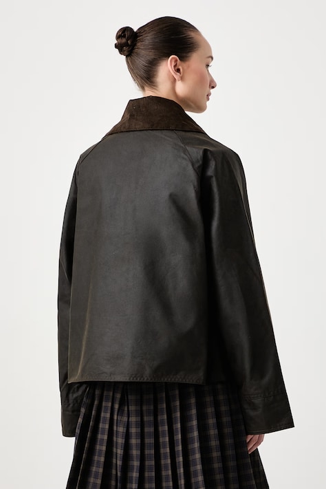 Barbour Куртка для женщин из хлопка зелёная LWX1595