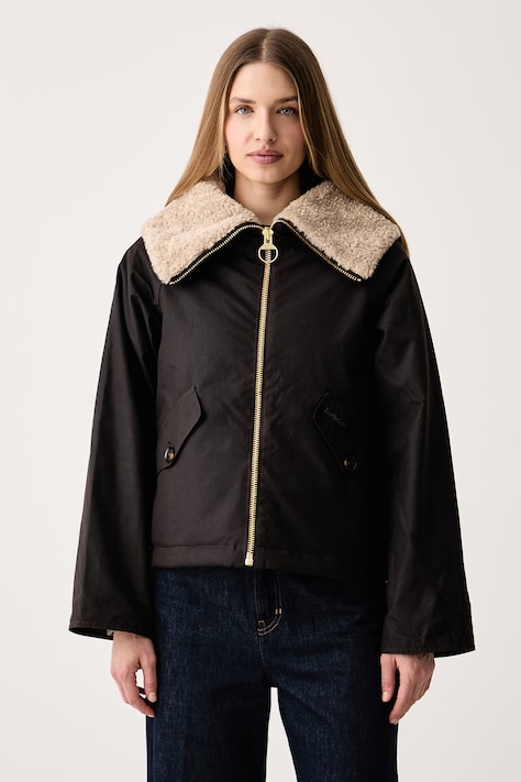 Barbour Kurtka przejściowa damska woskowana Mary brązowa LWX1590