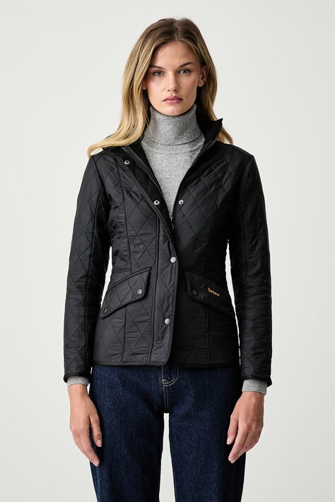 Barbour kurtka przejściowa damska Cavalry czarna LQU0087
