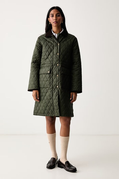 Barbour Parka damska Rosamund zielona LQU1947