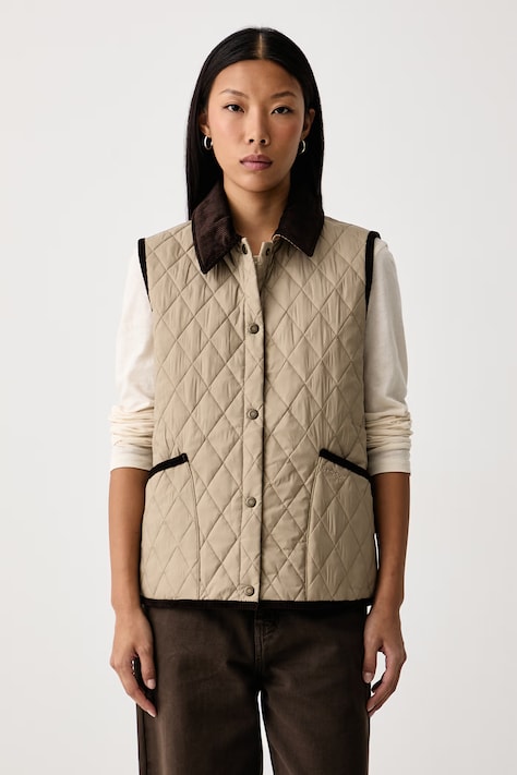 Barbour Bezrękawnik damski Darwen beżowy LGI0229