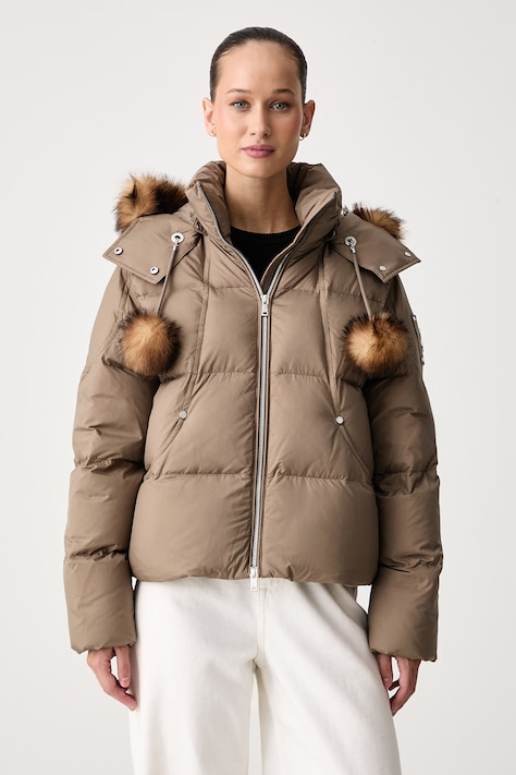 MOOSE KNUCKLES Kurtka puchowa damska beżowa M36LB006W