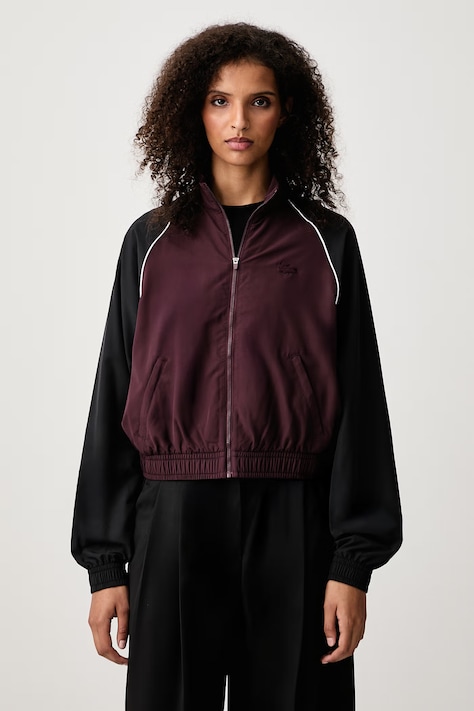 Lacoste Kurtka damska bordowa BF6840