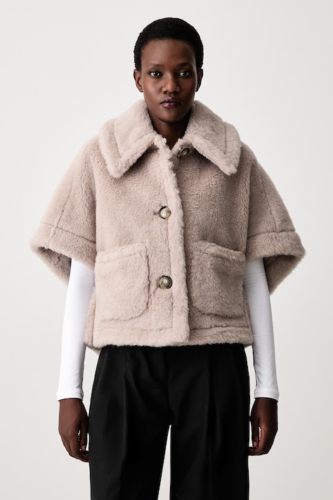 Max Mara дощовик жіночий з вовною бежевий 2624736242600