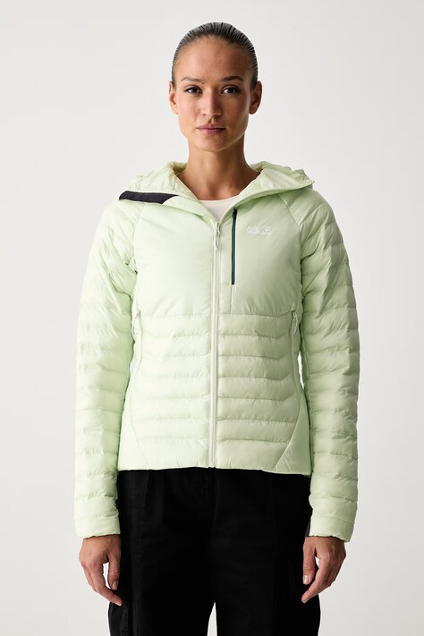 Jack Wolfskin Kurtka sportowa damska ROUTEBURN zielona A66387