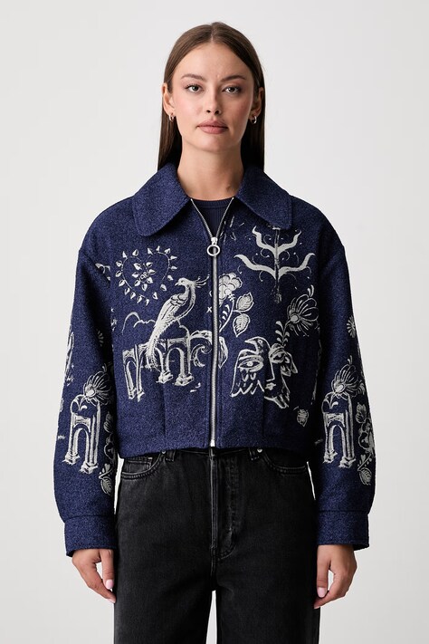 Scotch & Soda krótka kurtka damska granatowa U9G01475T