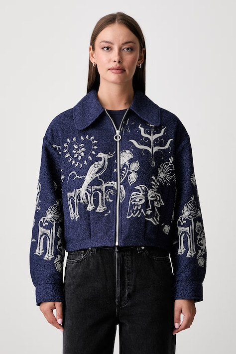 Scotch & Soda krótka kurtka damska granatowa U9G01475T
